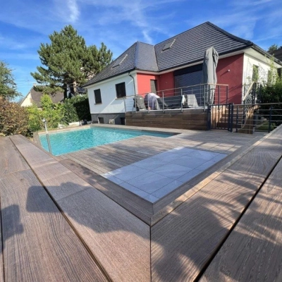 Aménagement extérieur complet à Strasbourg-Robertsau