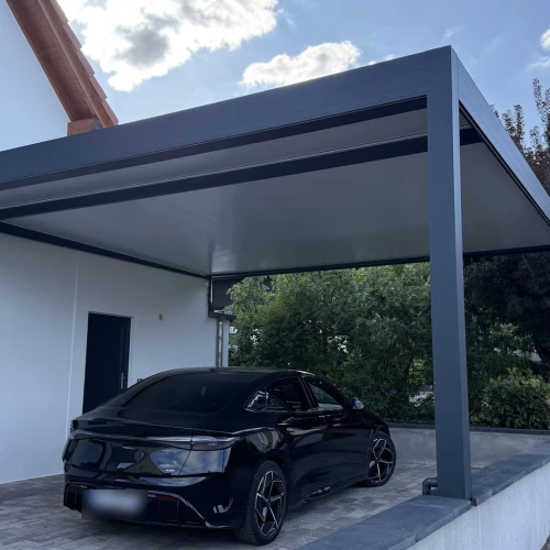 Carport aluminium Carisma deux places à Munchhausen – BH Solutions