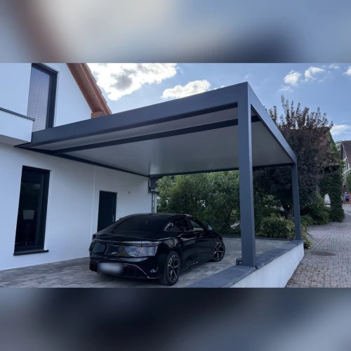 Carport aluminium Carisma deux places à Munchhausen – BH Solutions