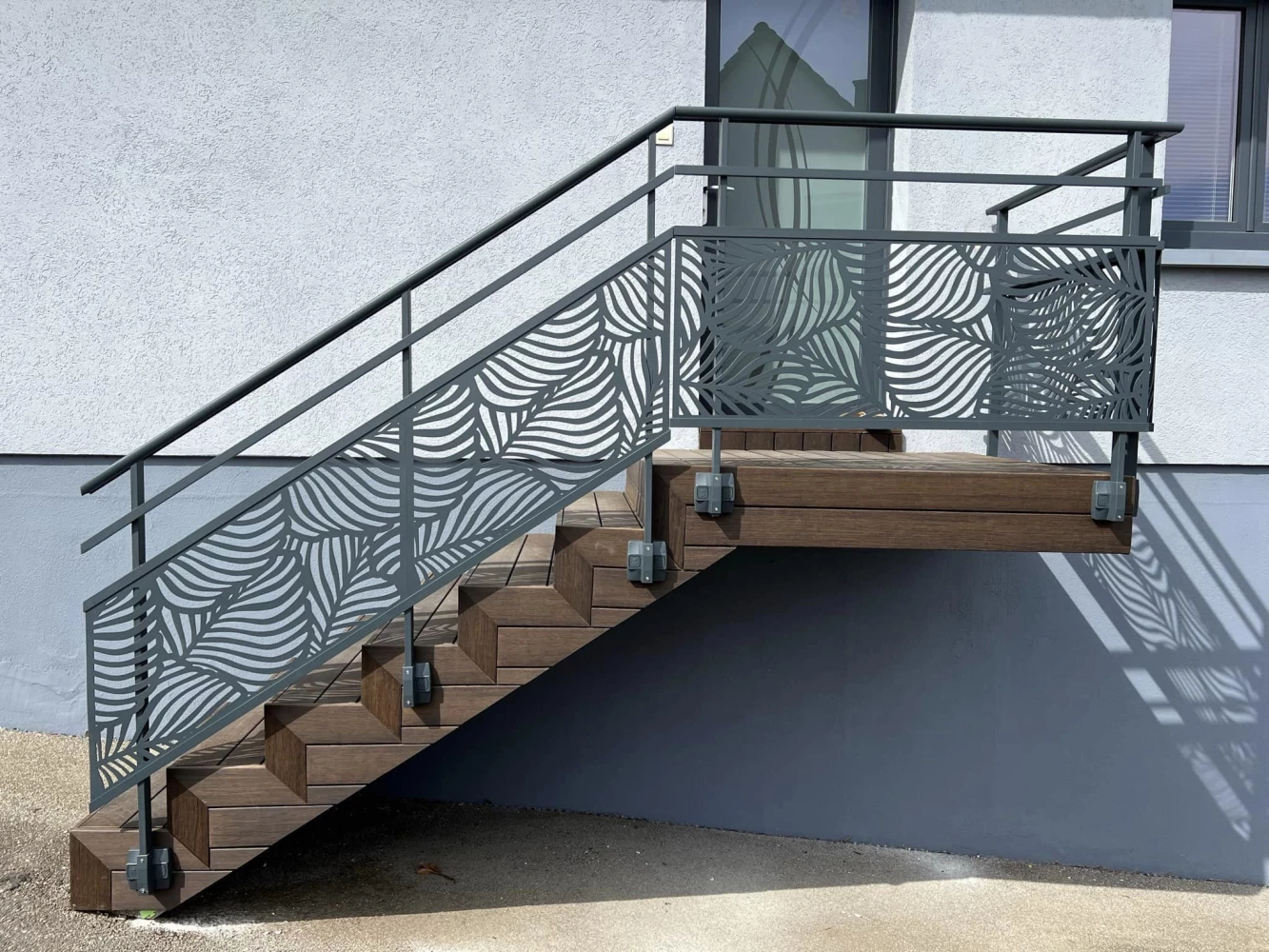 Garde-corps aluminium sur mesure posé à Ingwiller – BH Solutions